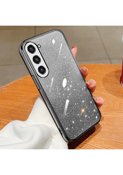 Sansung Galaxy S23 Plus Elektroliz Kaplama Parıltılı Lüks Yumuşak Silikon Kılıf Için Uygundur (Yurt Dışından)