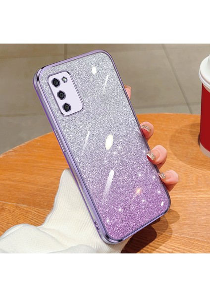 Köpüklü Çıkartmalarla Sansung Galaxy A02S Elektroliz Kaplama Telefon Kılıfı Için Uygundur (Yurt Dışından)