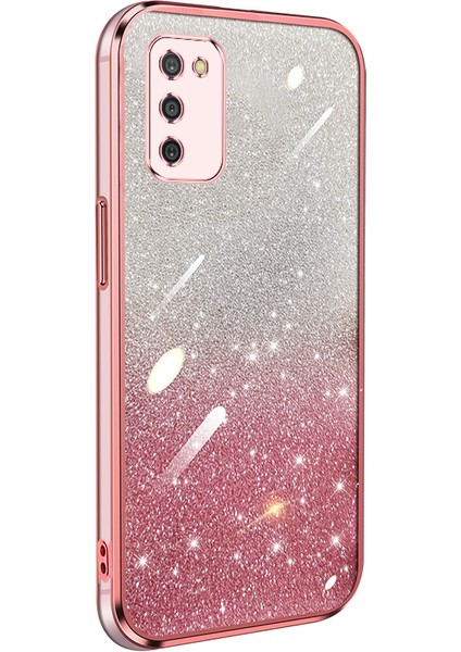 Köpüklü Çıkartmalarla Sansung Galaxy A03S Elektroliz Kaplama Telefon Kılıfı Için Uygundur (Yurt Dışından) fiyatları