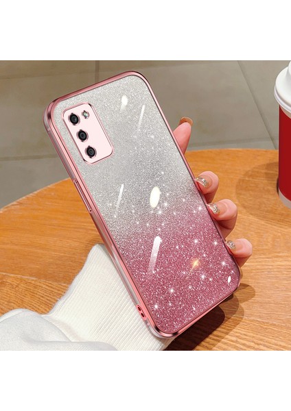 Köpüklü Çıkartmalarla Sansung Galaxy A02S Elektroliz Kaplama Telefon Kılıfı Için Uygundur (Yurt Dışından)