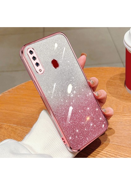 Köpüklü Çıkartmalarla Sansung Galaxy A20S Elektroliz Kaplama Telefon Kılıfı Için Uygundur (Yurt Dışından)