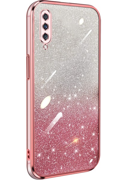 Samsung Galaxy A70 Elektrolizle Kaplanmış Parıltılı Lüks Yumuşak Silikon Kılıf Için Uygundur (Yurt Dışından) fiyatları