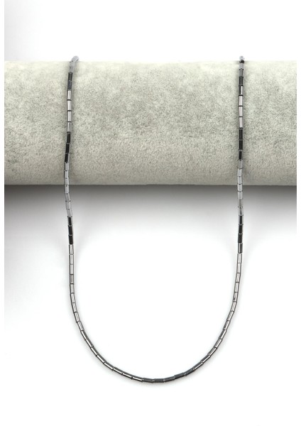 Gümüş Renk Hematit Dizi 2 x 4 mm Boru Kesim fiyatları