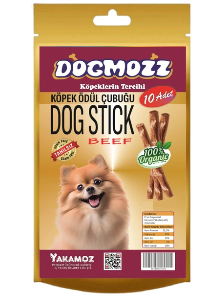 Stick  Köpekler Için Biftekli Ödül Çubuğu 10'lu Paket