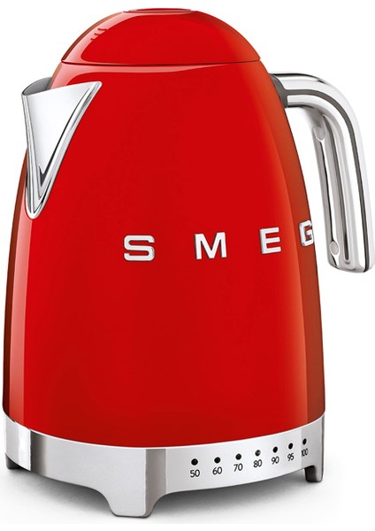 Smeg Kırmızı Isı Ayarlı Kettle KLF04RDEU