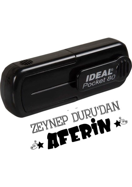 Kişiye Özel Öğretmen Aferin Cep Kaşesi - D275