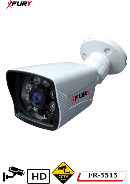 2 Kameralı 2mp Full Hd Görüntü 6 Atom LED Gece Görüşlü Dış Mekan Güvenlik Kamerası Seti 1tb