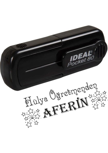Kişiye Özel Öğretmen Aferin Cep Kaşesi - D235
