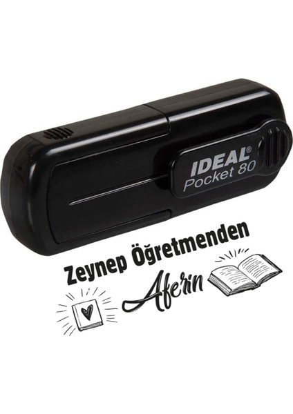 Kişiye Özel Öğretmen Aferin Cep Kaşesi - D247