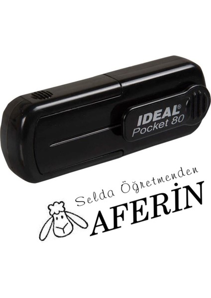 Kişiye Özel Öğretmen Aferin Cep Kaşesi - D245