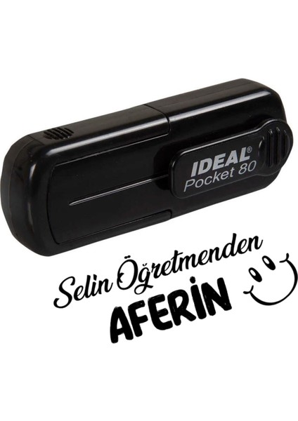 Kişiye Özel Öğretmen Aferin Cep Kaşesi - D226