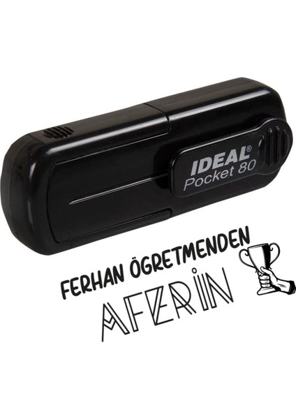 Kişiye Özel Öğretmen Aferin Cep Kaşesi - D220