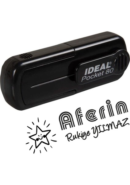Kişiye Özel Öğretmen Aferin Cep Kaşesi - D208
