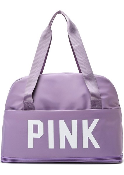 Büyük Kapasiteli Taşınabilir Seyahat Çantası, Kadınların Hafif, Su Geçirmez, Kısa Mesafeli Iş Gezisi Bisiklet Çantası, Erkeklerin Kuru ve Islak Ayırma Yüzme Spor Çantası (Yurt Dışından)