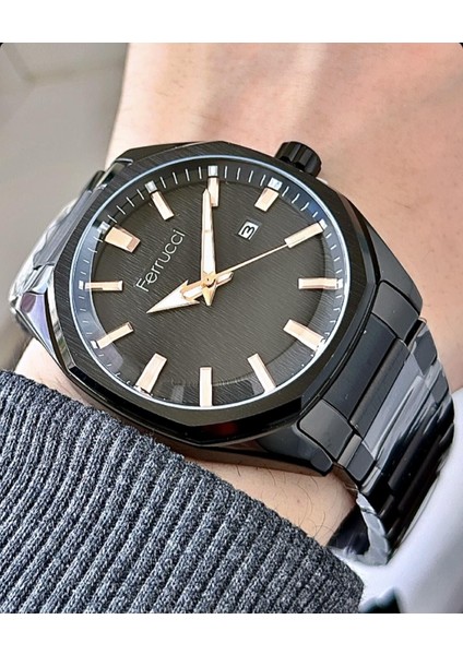 erkek Takvimli Metal Kordon Kol Saati