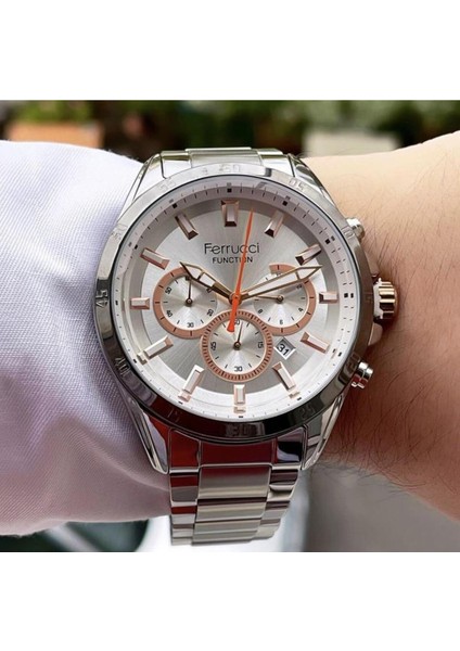 Erkek Fonksiyonlu Metal Kordon Kol Saati