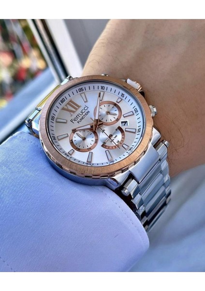 Erkek Fonksiyonlu Metal Kordon Kol Saati