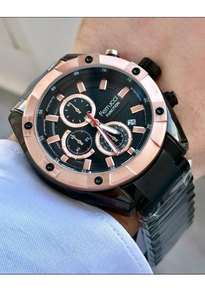 Erkek Fonksiyonlu Metal Kordon Kol Saati