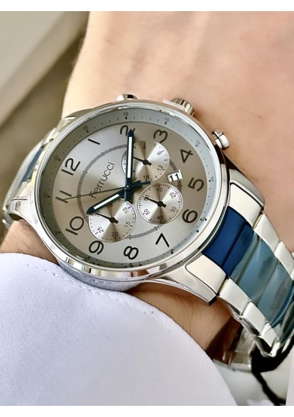 takvimli Erkek Metal Kordon Kol Saati