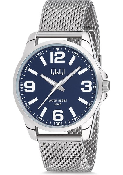 Erkek Hasır Kol Saati Q708