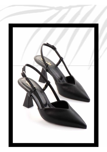 Siyah Kadın Klasik Topuklu Ayakkabı K01231314009
