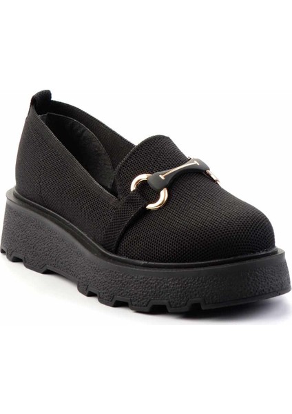 Siyah Triko Kadın Espadril K01327058882 modelleri
