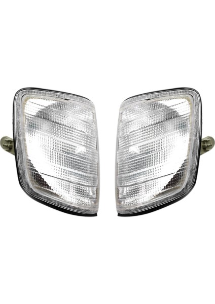 1 Çift Ön Köşe Işık Dönüş Sinyali Lambası Mercedes Benz Için W124 E320 E420 E500 1994 1996 1248261143 1248261243 (Yurt Dışından)