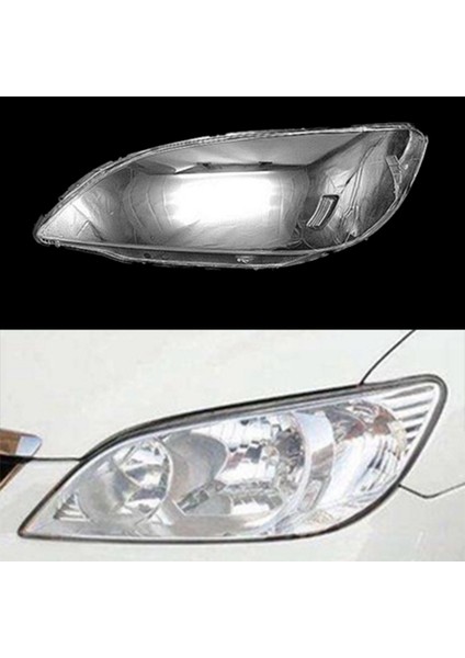 Araba Sağ Far Kabuk Lamba Gölge Şeffaf Lens Kapağı Far Kapağı Honda Civic 2003 2004 2005 Için (Yurt Dışından)