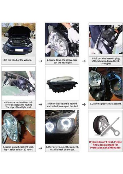 Araba Ön Sağ Yan Far Abajur Lamba Koruyucu Trim Ford Focus 2012 2015 Için (Yurt Dışından)