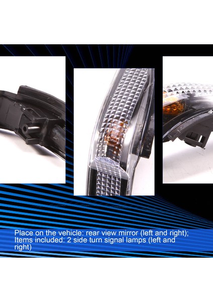 Yan Ayna Gösterge Dönüş Sinyal Işığı Lambası Toyota Camry Avalon Corolla Prius C 81730 02140 Için Fit (Yurt Dışından)