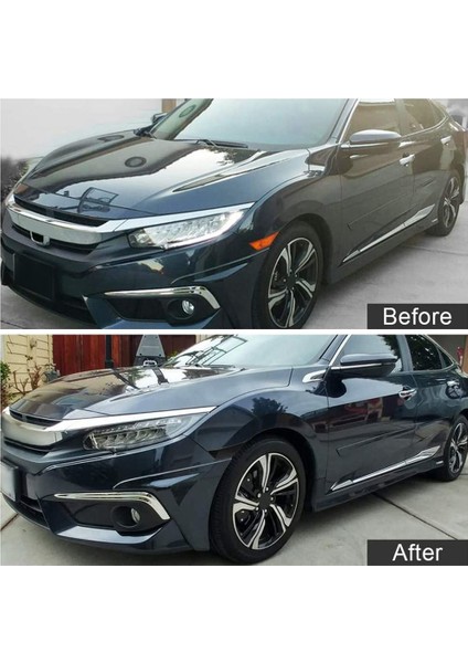 Araba Sidemarker Lambaları Ön Yan Işaretleyici Işık Kiti Dönüş Sinyal Işığı Honda Civic 10TH 2016 Up (Yurt Dışından) indirimleri