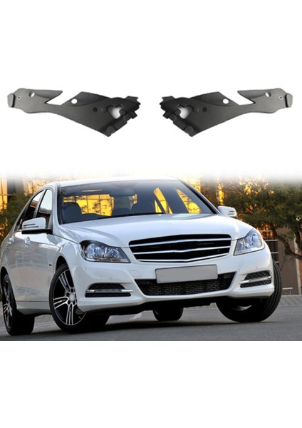 2048261324 Araba Üst Sol Far Koruyucu Kapak Kapağı Mercedes Benz Için W204 C300 C350 2008 2012 (Yurt Dışından)