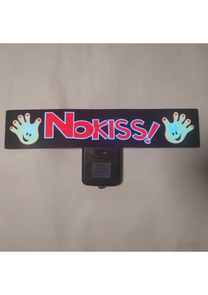 Nokiss Glow Panel Işık Yayan Pencere Araba Yarışı Etiket Ön Cam Dekoratif LED Işık Aksesuarları (Yurt Dışından)