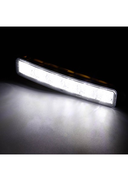 Araba 6 LED 6000 K Gündüz Çalışan Işık Drl Temizle 9677409380 9677409380 Citroen C1 2006 2017 C3 2015 2016 2017 2018 2019 (Yurt Dışından)