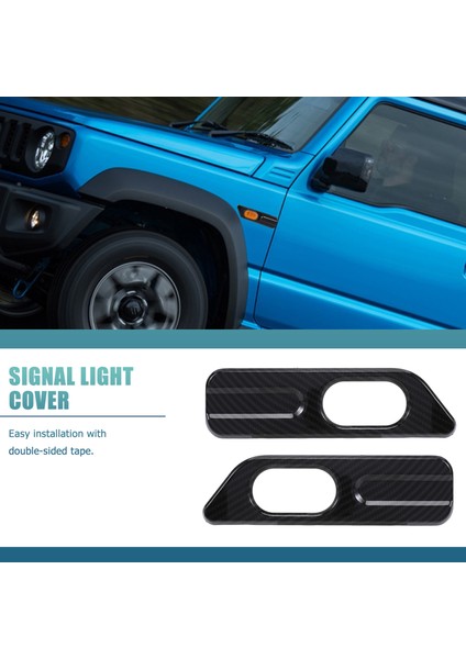 Araba Ön Çamurluk Dönüş Sinyal Işığı Lambası Trim Dekoratif Kapak Çıkartmalar Suzuki Jimny 2019 2020 2021 2022 Aksesuarları (Yurt Dışından)