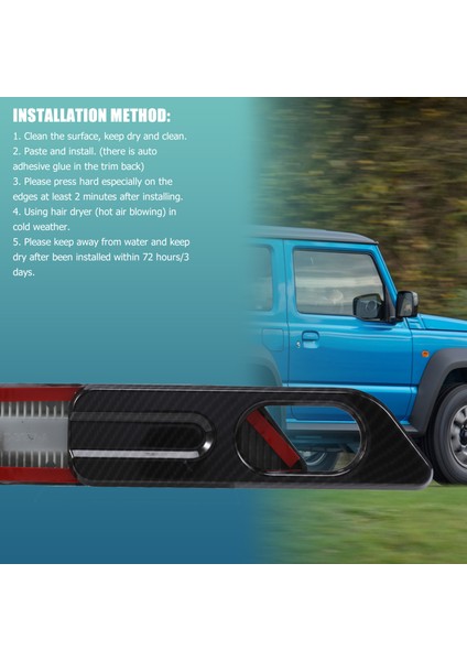 Araba Ön Çamurluk Dönüş Sinyal Işığı Lambası Trim Dekoratif Kapak Çıkartmalar Suzuki Jimny 2019 2020 2021 2022 Aksesuarları (Yurt Dışından)