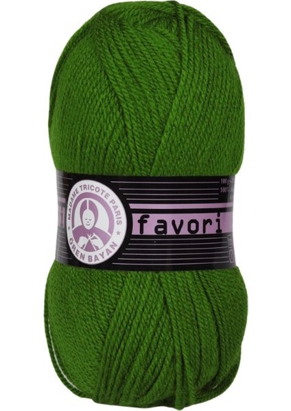 Favori Örgü Ipi Yeşil (087)