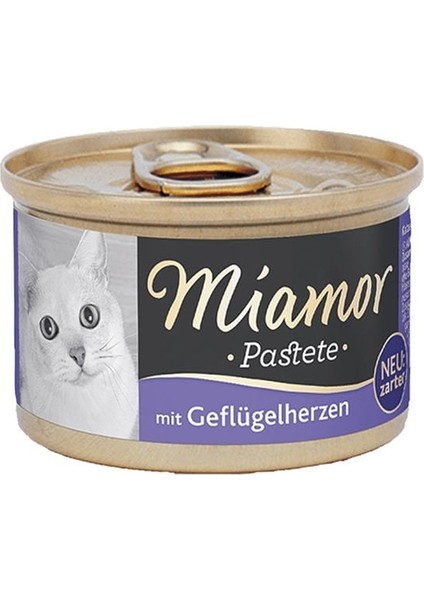 Pastete Yürekli Tahılsız Konserve Kedi Maması 85 gr