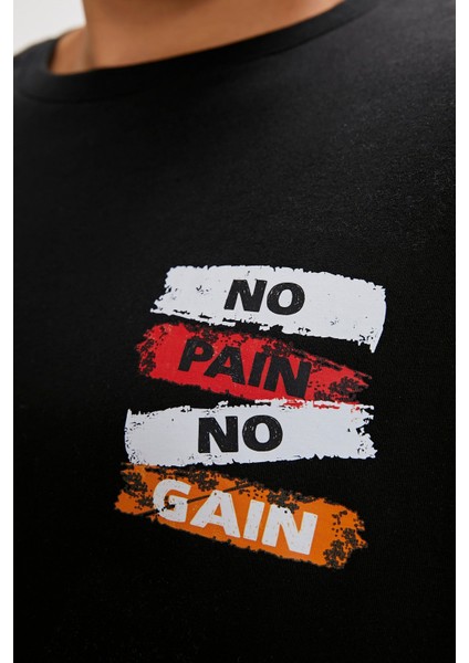 Gain Siyah Baskılı Erkek Tişört fiyatları