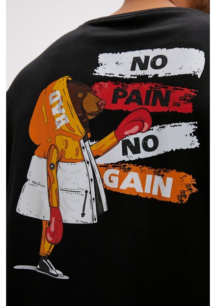 Gain Siyah Baskılı Erkek Tişört modelleri