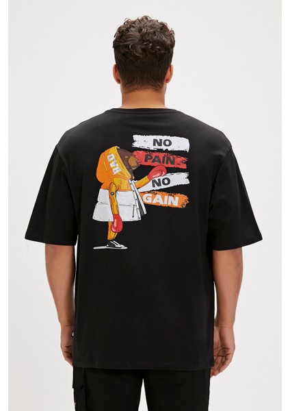 Gain Siyah Baskılı Erkek Tişört indirimleri