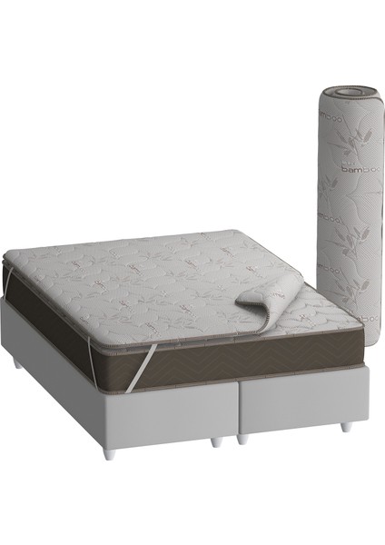 Full Ortopedik Bamboo Yatak Pedi 140X190 Cm,yatak Şiltesi,topper modelleri