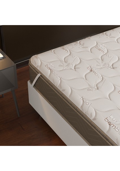 Full Ortopedik Bamboo Yatak Pedi 140X190 Cm,yatak Şiltesi,topper indirimleri