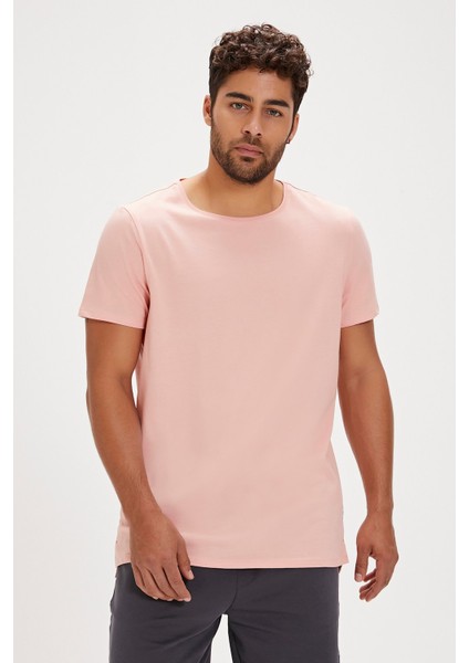 Major Pembe Basic Erkek Tişört