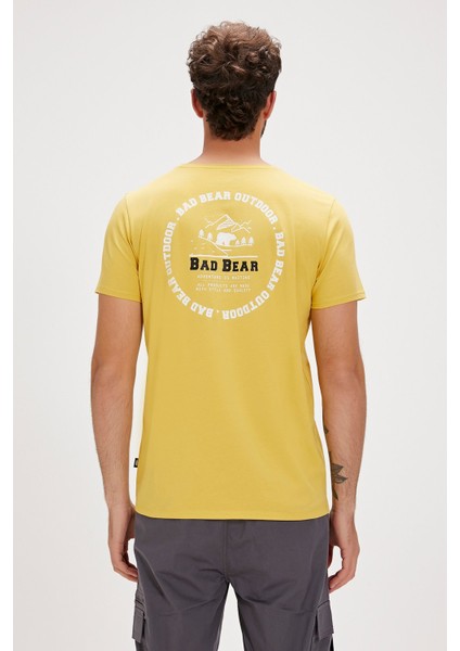 Bad Bear Jasper Sarı Baskılı Erkek Tişört