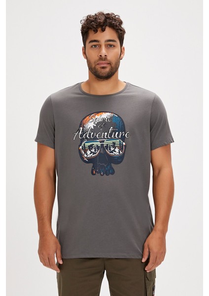 Bean Asfalt Baskılı Erkek Tişört fırsatları