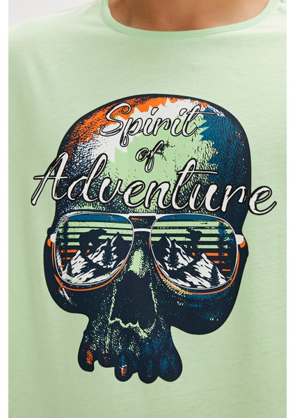 Bean Yeşil Baskılı Erkek Tişört fiyatları