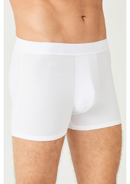 Erkek Pamuklu Süprem Penye Slim Fit İnce Lastikli Likralı Boxer -1150
