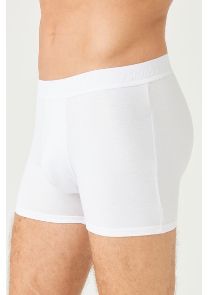 Erkek Pamuklu Süprem Penye Slim Fit İnce Lastikli Likralı Boxer -1150