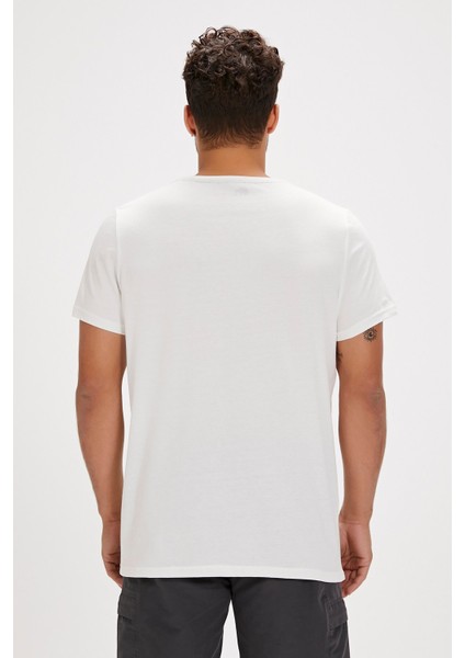 Manx Erkek Beyaz T-Shirt 24.01.07.011-C04 fırsatları